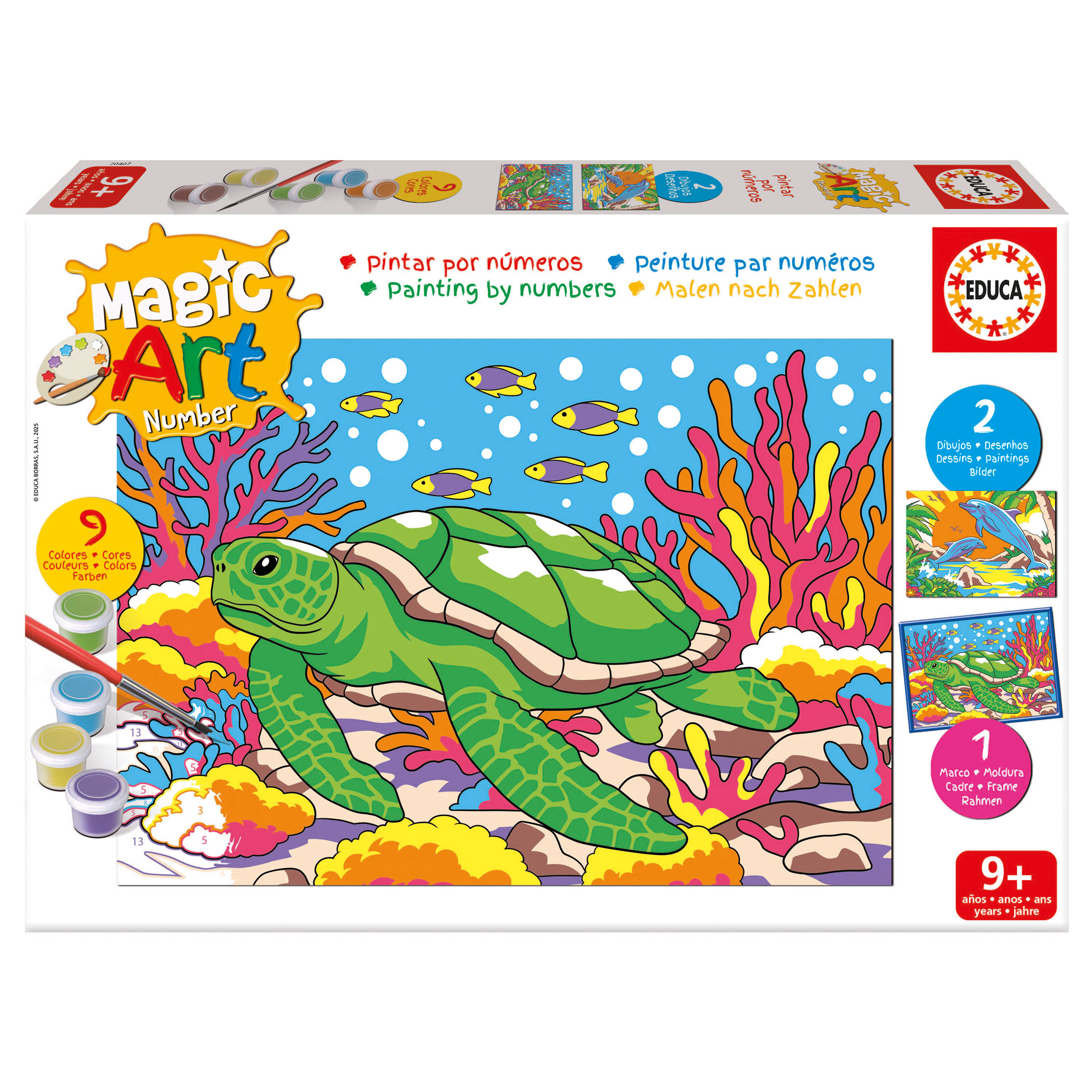 Magic Art Number – Animales Marinos +9