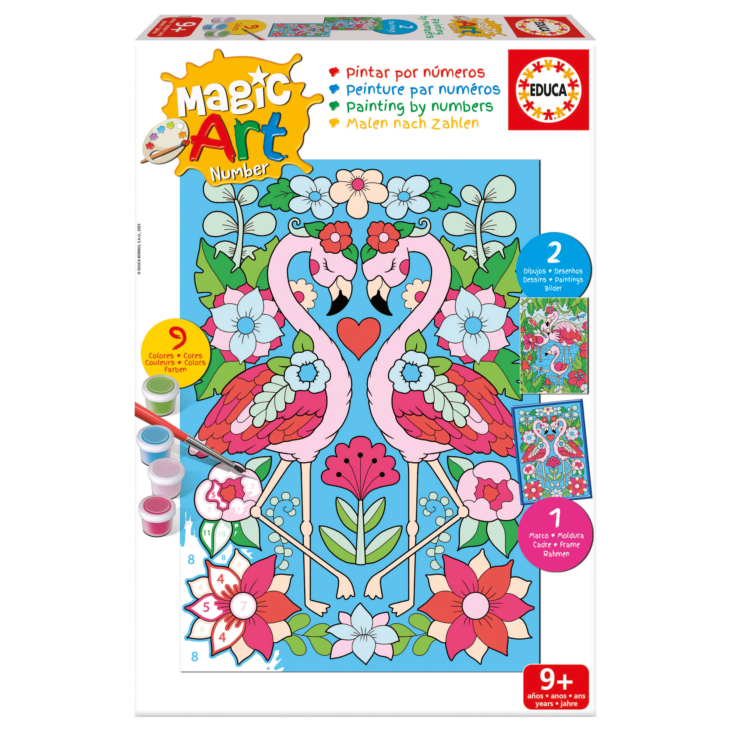 Magic Art Number – Flamencos +9