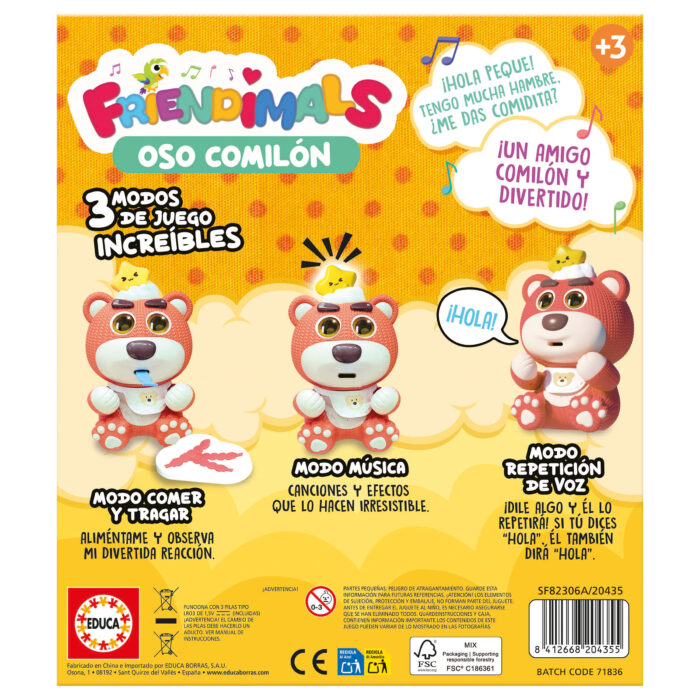 Friendimals Oso Comilón
