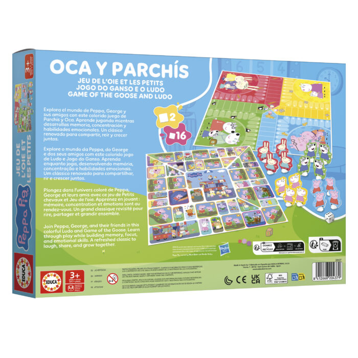 Peppa Pig Parchis y Oca